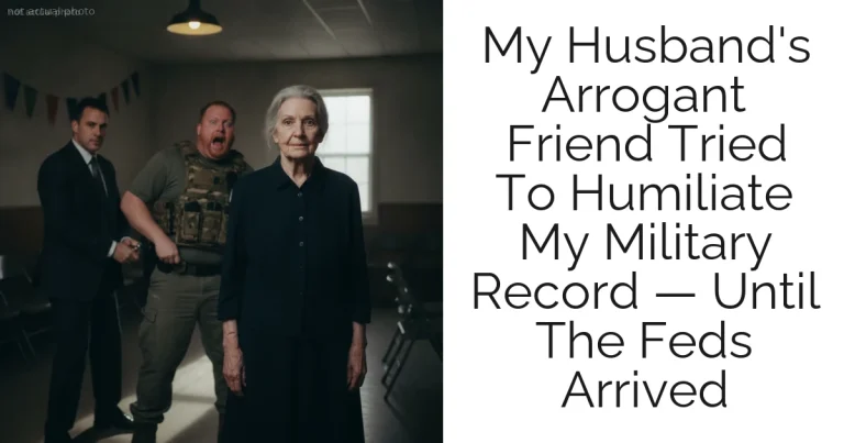 My Husband's Arrogant Friend Tried To Humiliate My Military Record — Until The Feds Arrived