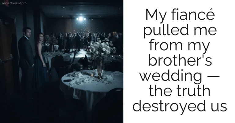 My fiancé pulled me from my brother's wedding — the truth destroyed us
