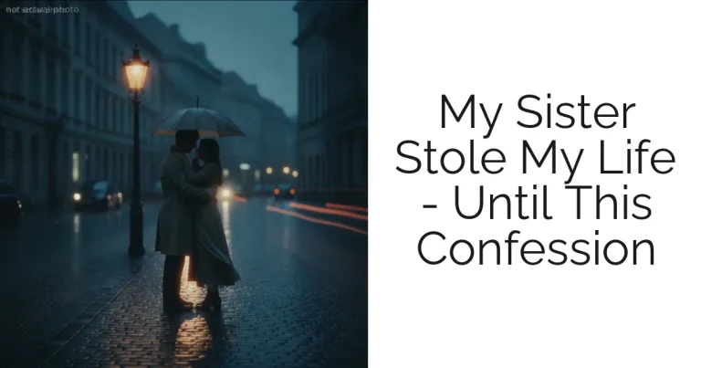 My Sister Stole My Life - Until This Confession