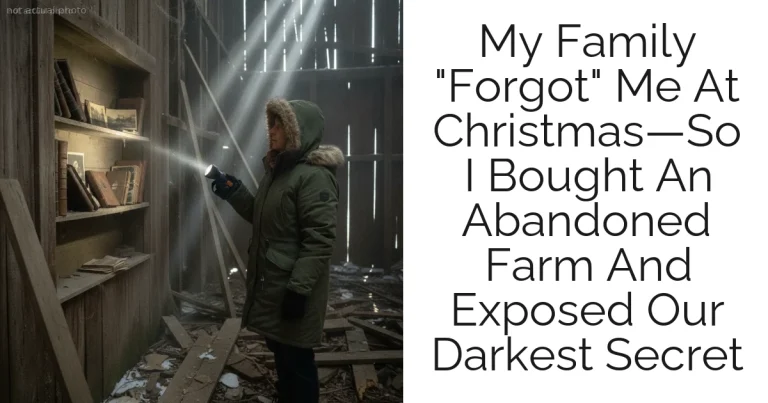 My Family "Forgot" Me At Christmas—So I Bought An Abandoned Farm And Exposed Our Darkest Secret
