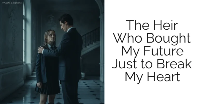 The Heir Who Bought My Future Just to Break My Heart