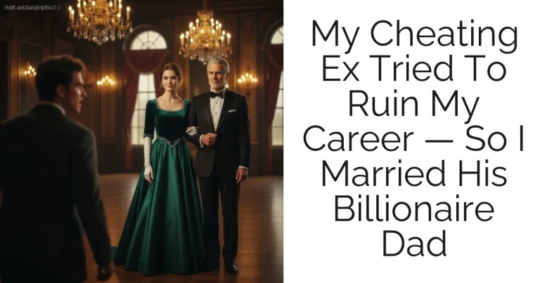 My Cheating Ex Tried To Ruin My Career — So I Married His Billionaire Dad