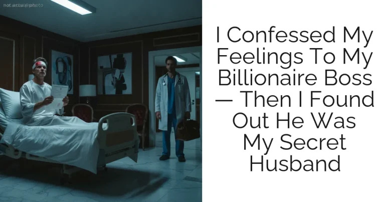 I Confessed My Feelings To My Billionaire Boss — Then I Found Out He Was My Secret Husband