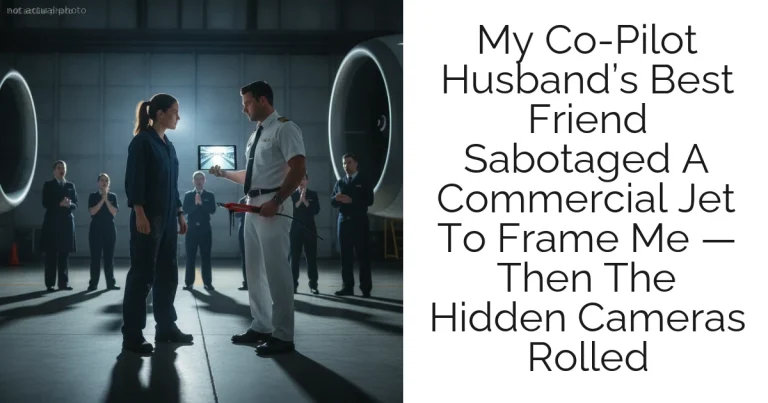 My Co-Pilot Husband’s Best Friend Sabotaged A Commercial Jet To Frame Me — Then The Hidden Cameras Rolled
