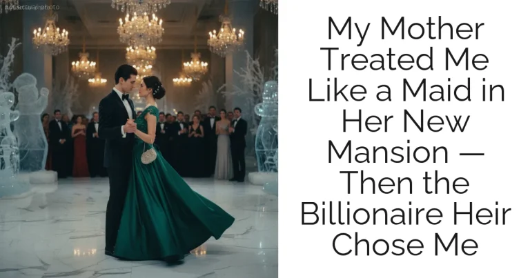 My Mother Treated Me Like a Maid in Her New Mansion — Then the Billionaire Heir Chose Me
