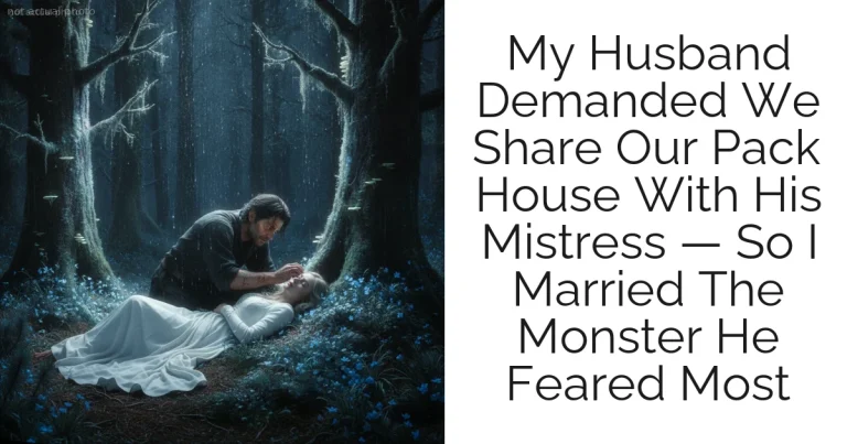 My Husband Demanded We Share Our Pack House With His Mistress — So I Married The Monster He Feared Most