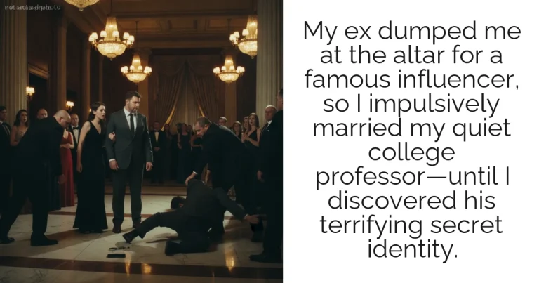 My ex dumped me at the altar for a famous influencer, so I impulsively married my quiet college professor—until I discovered his terrifying secret identity.