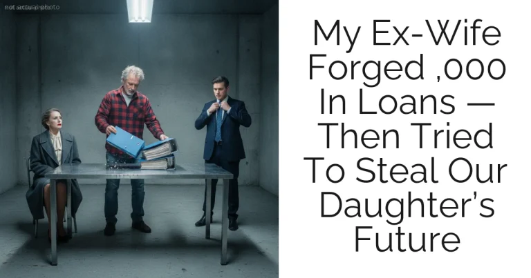 My Ex-Wife Forged ,000 In Loans — Then Tried To Steal Our Daughter’s Future
