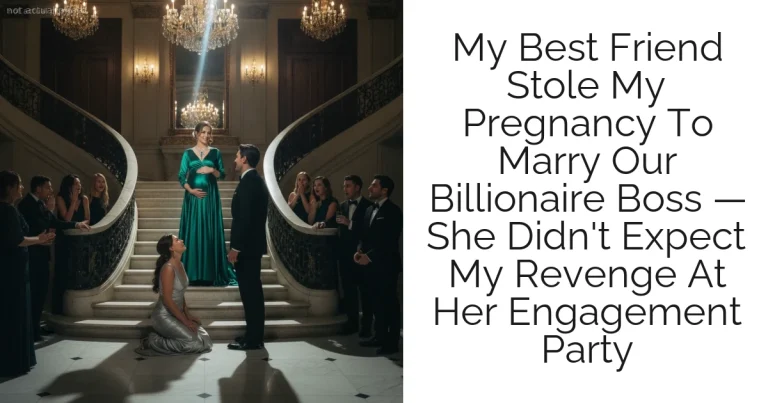 My Best Friend Stole My Pregnancy To Marry Our Billionaire Boss — She Didn't Expect My Revenge At Her Engagement Party