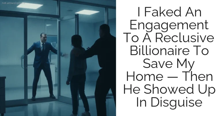 I Faked An Engagement To A Reclusive Billionaire To Save My Home — Then He Showed Up In Disguise