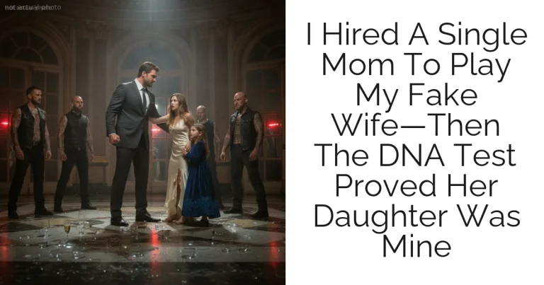 I Hired A Single Mom To Play My Fake Wife—Then The DNA Test Proved Her Daughter Was Mine