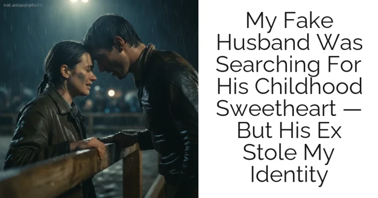 My Fake Husband Was Searching For His Childhood Sweetheart — But His Ex Stole My Identity