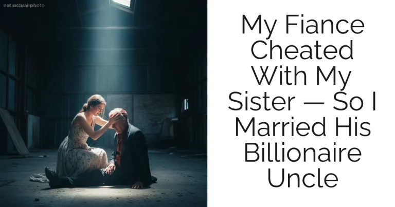 My Fiance Cheated With My Sister — So I Married His Billionaire Uncle