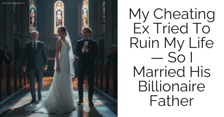 My Cheating Ex Tried To Ruin My Life — So I Married His Billionaire Father