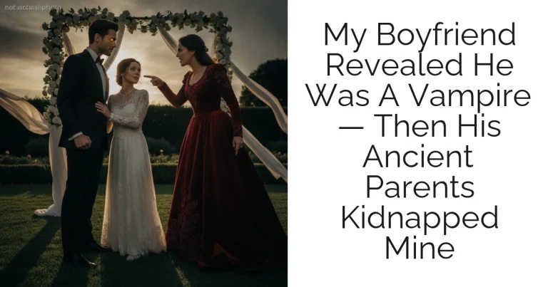 My Boyfriend Revealed He Was A Vampire — Then His Ancient Parents Kidnapped Mine