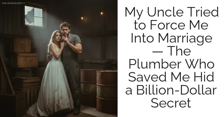 My Uncle Tried to Force Me Into Marriage — The Plumber Who Saved Me Hid a Billion-Dollar Secret