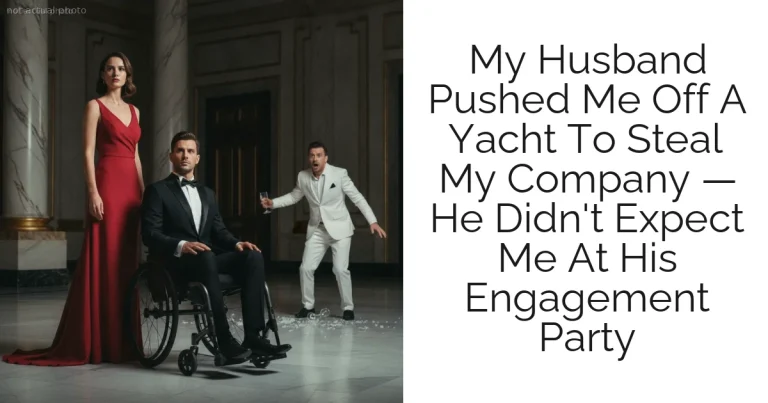 My Husband Pushed Me Off A Yacht To Steal My Company — He Didn't Expect Me At His Engagement Party