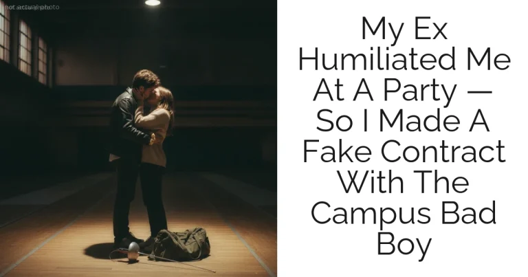 My Ex Humiliated Me At A Party — So I Made A Fake Contract With The Campus Bad Boy