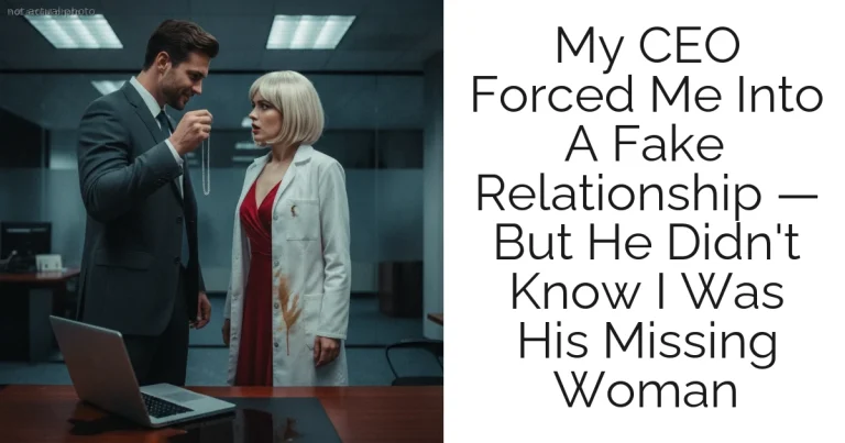 My CEO Forced Me Into A Fake Relationship — But He Didn't Know I Was His Missing Woman