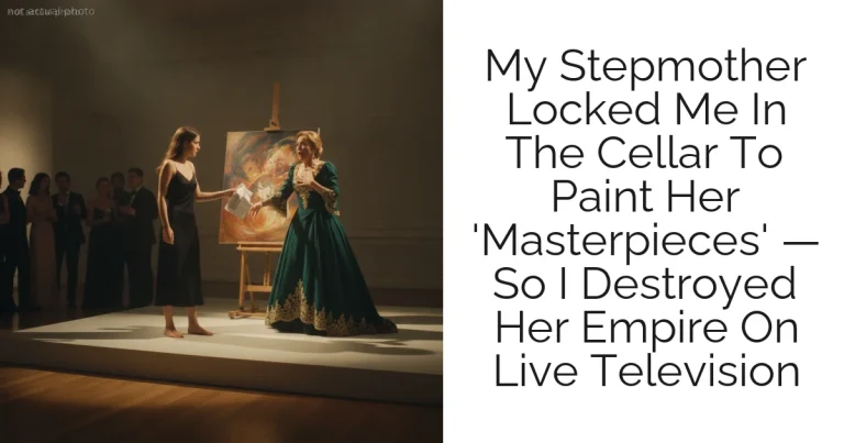 My Stepmother Locked Me In The Cellar To Paint Her 'Masterpieces' — So I Destroyed Her Empire On Live Television