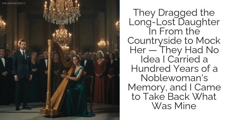 They Dragged the Long-Lost Daughter In From the Countryside to Mock Her — They Had No Idea I Carried a Hundred Years of a Noblewoman's Memory, and I Came to Take Back What Was Mine