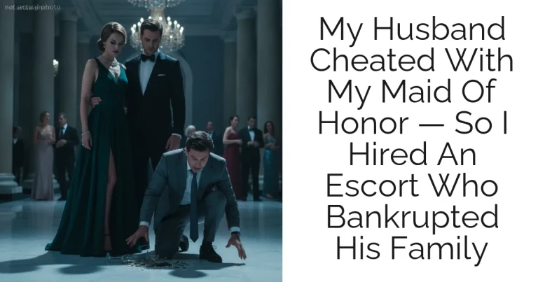 My Husband Cheated With My Maid Of Honor — So I Hired An Escort Who Bankrupted His Family