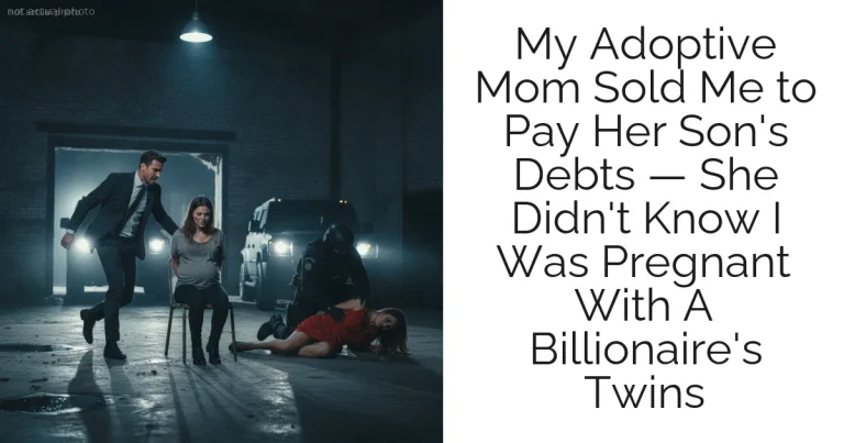 My Adoptive Mom Sold Me to Pay Her Son's Debts — She Didn't Know I Was Pregnant With A Billionaire's Twins