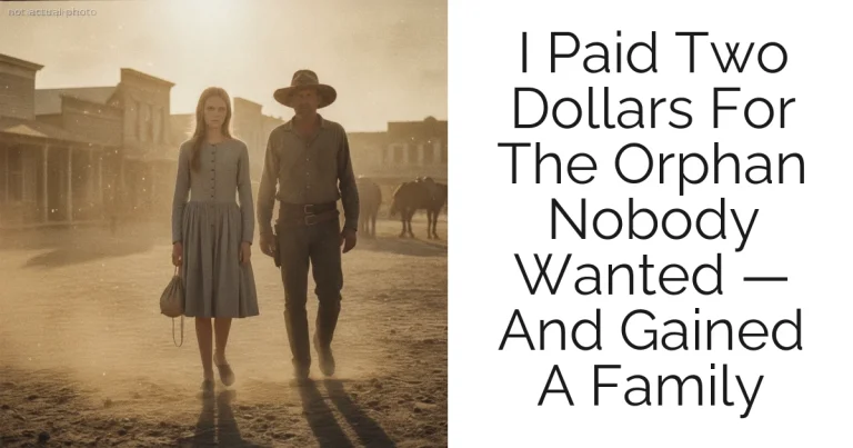 I Paid Two Dollars For The Orphan Nobody Wanted — And Gained A Family
