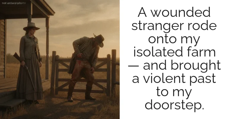 A wounded stranger rode onto my isolated farm — and brought a violent past to my doorstep.