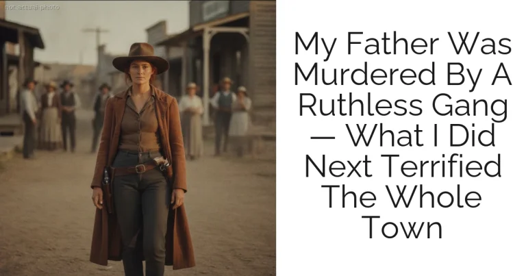 My Father Was Murdered By A Ruthless Gang — What I Did Next Terrified The Whole Town