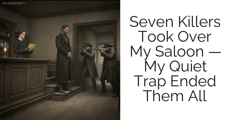 Seven Killers Took Over My Saloon — My Quiet Trap Ended Them All