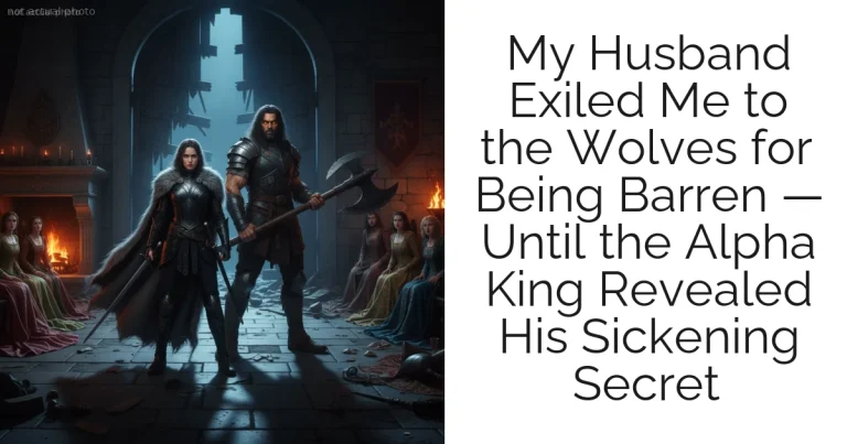 My Husband Exiled Me to the Wolves for Being Barren — Until the Alpha King Revealed His Sickening Secret