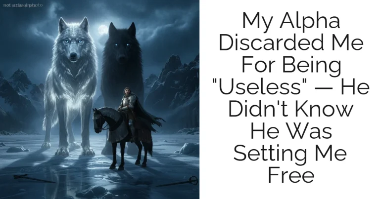 My Alpha Discarded Me For Being "Useless" — He Didn't Know He Was Setting Me Free