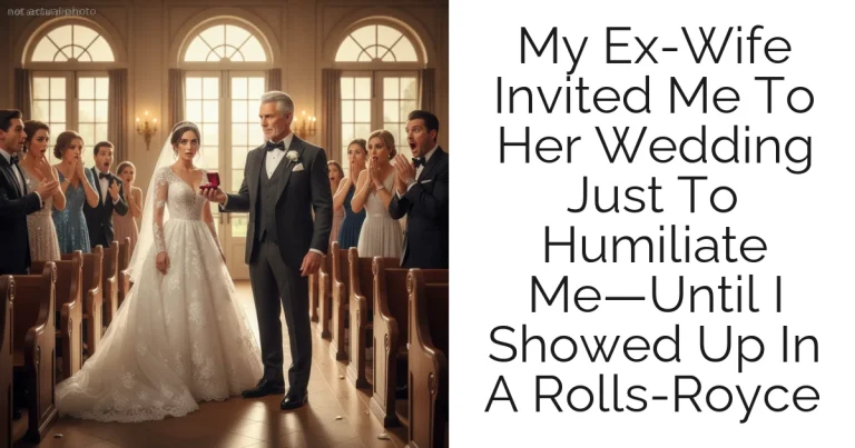 My Ex-Wife Invited Me To Her Wedding Just To Humiliate Me—Until I Showed Up In A Rolls-Royce