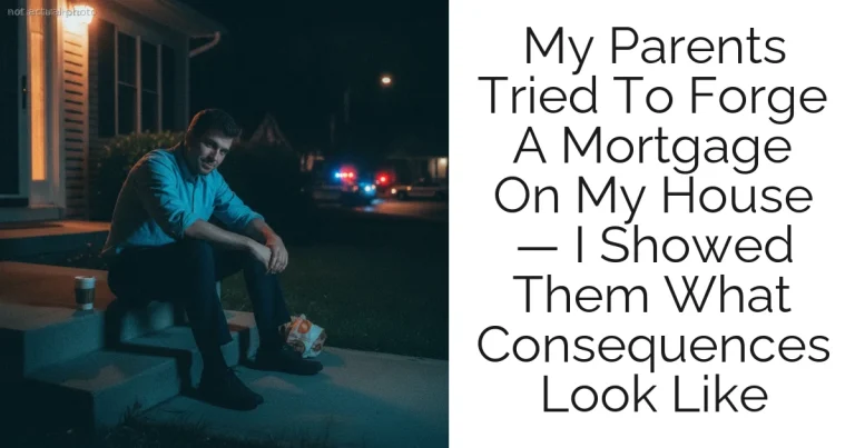My Parents Tried To Forge A Mortgage On My House — I Showed Them What Consequences Look Like