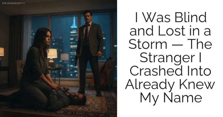 I Was Blind and Lost in a Storm — The Stranger I Crashed Into Already Knew My Name