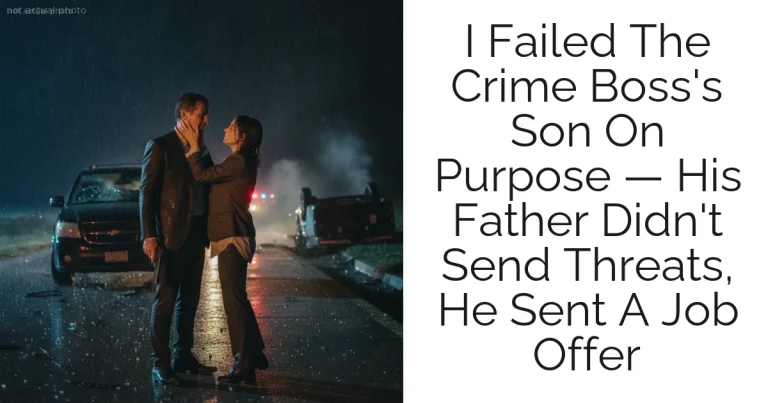 I Failed The Crime Boss's Son On Purpose — His Father Didn't Send Threats, He Sent A Job Offer
