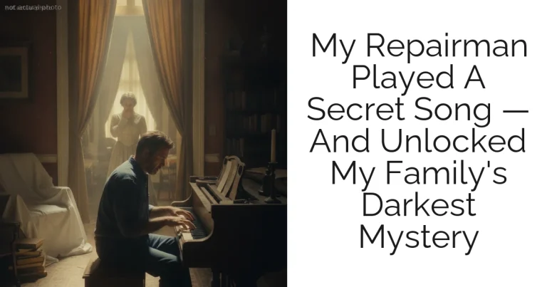 My Repairman Played A Secret Song — And Unlocked My Family's Darkest Mystery