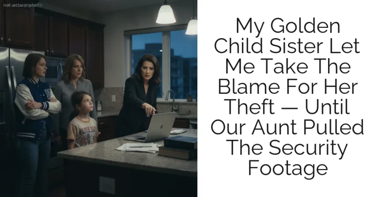 My Golden Child Sister Let Me Take The Blame For Her Theft — Until Our Aunt Pulled The Security Footage