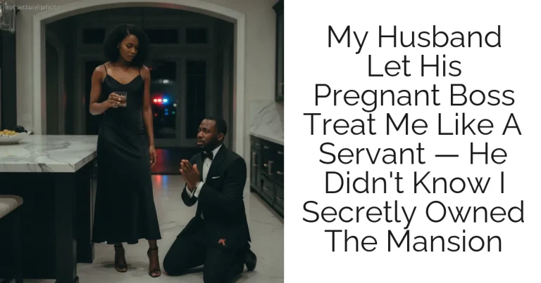 My Husband Let His Pregnant Boss Treat Me Like A Servant — He Didn't Know I Secretly Owned The Mansion