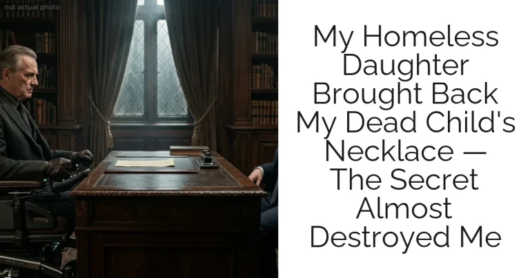 My Homeless Daughter Brought Back My Dead Child's Necklace — The Secret Almost Destroyed Me