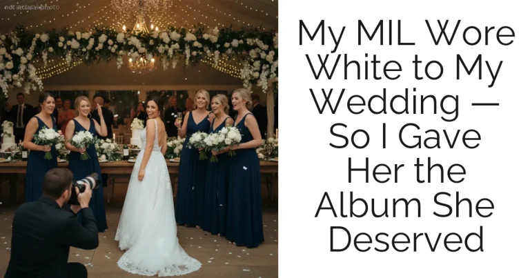 My MIL Wore White to My Wedding — So I Gave Her the Album She Deserved