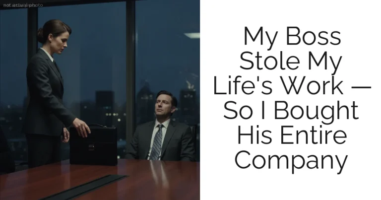 My Boss Stole My Life's Work — So I Bought His Entire Company