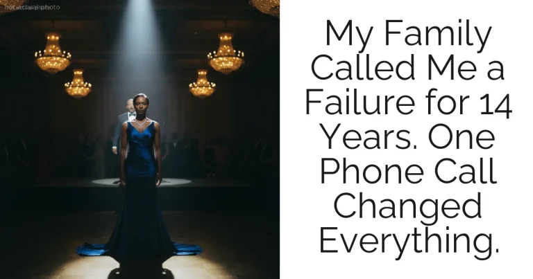 My Family Called Me a Failure for 14 Years. One Phone Call Changed Everything.