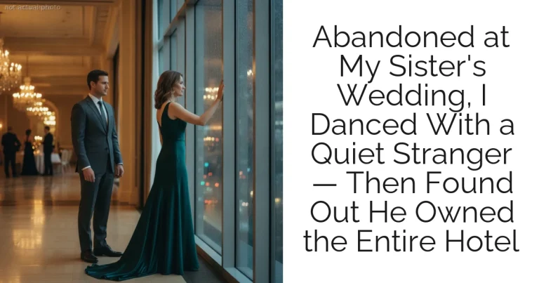 Abandoned at My Sister's Wedding, I Danced With a Quiet Stranger — Then Found Out He Owned the Entire Hotel