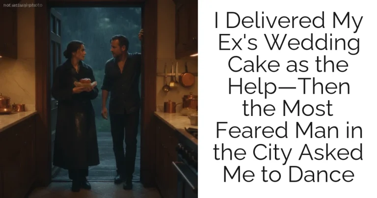 I Delivered My Ex's Wedding Cake as the Help—Then the Most Feared Man in the City Asked Me to Dance