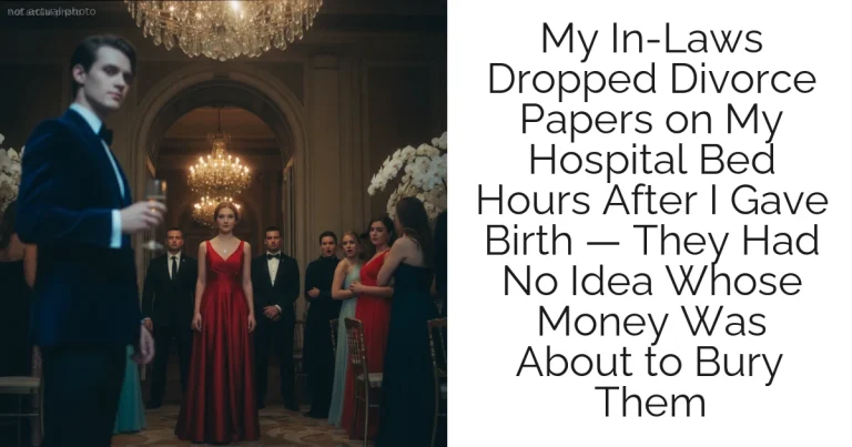 My In-Laws Dropped Divorce Papers on My Hospital Bed Hours After I Gave Birth — They Had No Idea Whose Money Was About to Bury Them