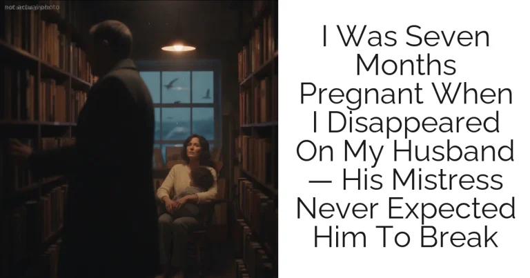 I Was Seven Months Pregnant When I Disappeared On My Husband — His Mistress Never Expected Him To Break