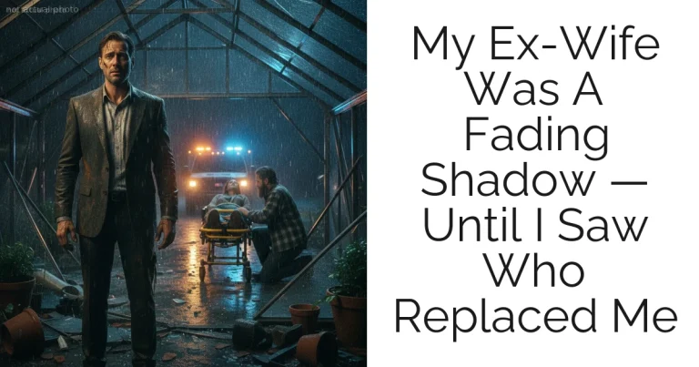 My Ex-Wife Was A Fading Shadow — Until I Saw Who Replaced Me