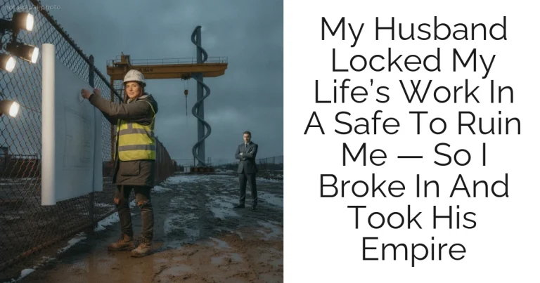 My Husband Locked My Life’s Work In A Safe To Ruin Me — So I Broke In And Took His Empire